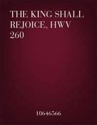 The King Shall Rejoice, HWV 260 SATB Vocal Score cover Thumbnail